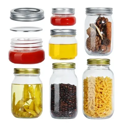 Recipientes de jarra de vidro para armazenamento de alimentos